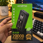 Oraimo 20,000mAh — Built-in Cable + 22.5W