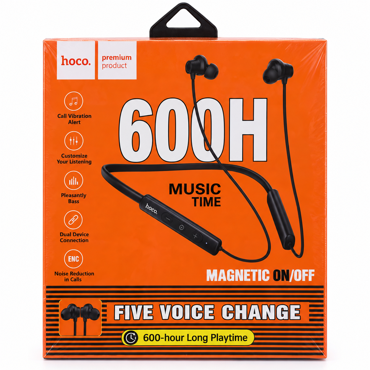 dfdf0cfb-b25a-4a3c-96aa-263eb3ffb669.png Hoco 600H Wireless Neckband Earphones - Image 1